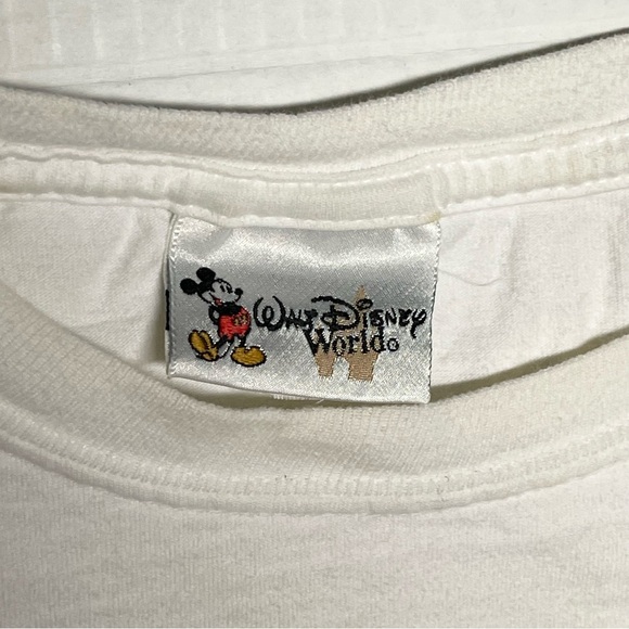 Vintage Walt Disney World 1999 White T Shirt Size XL Mickey Made In USA 90s - Picture 4 of 8